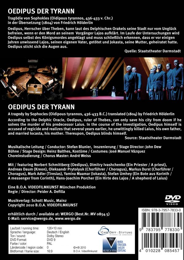 Carl Orff: Oedipus der Tyrann – Bild 3